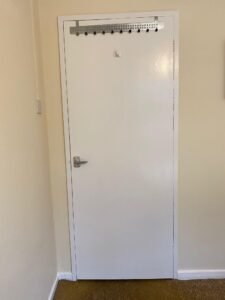 Interior Flush Door Preparation and White Repainting