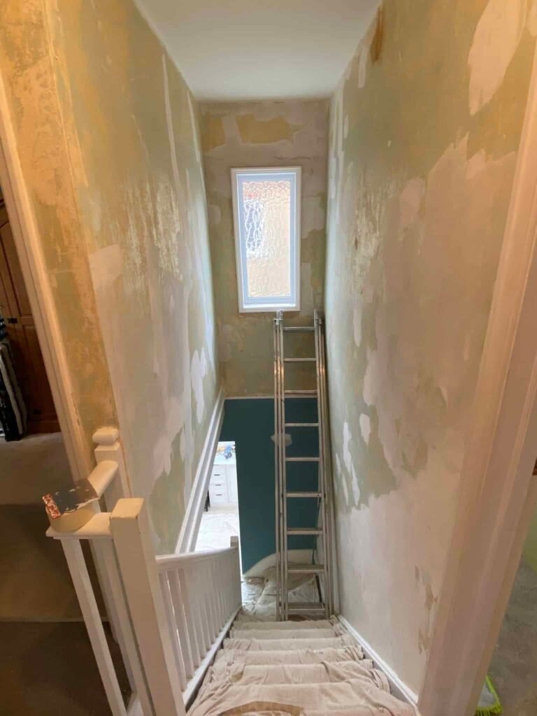 Wall Stripping and Preparation – Selected Decorating Work