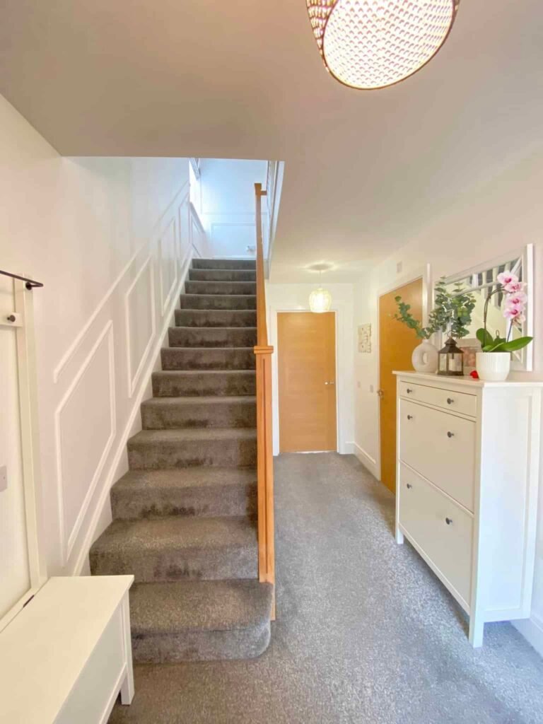 Hallway Panelling, Staircase and Kitchen Redecoration