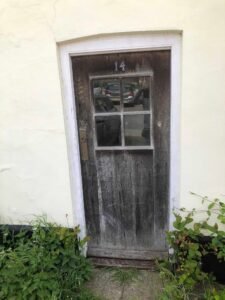 Red Cottage Door – Preparation and Repainting