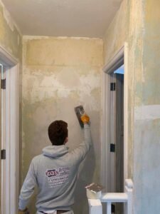 Wall Stripping and Preparation – Selected Decorating Work