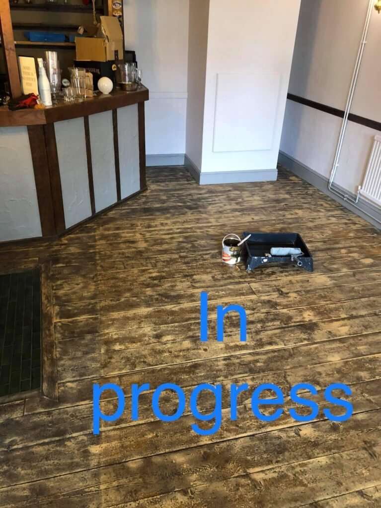 Pub Bar Front and Timber Floor Refurbishment