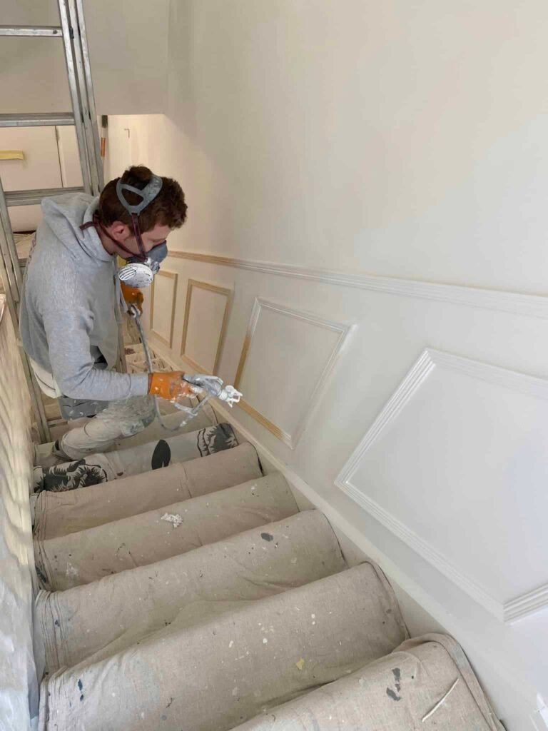 Hallway Panelling, Staircase and Kitchen Redecoration