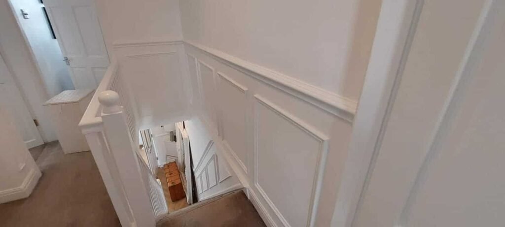 Hallway Panelling, Staircase and Kitchen Redecoration