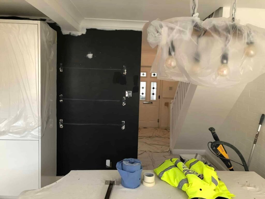 Hallway Panelling, Staircase and Kitchen Redecoration