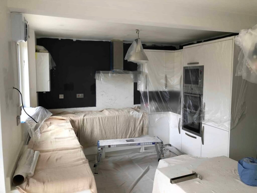 Hallway Panelling, Staircase and Kitchen Redecoration
