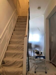 Hallway Panelling, Staircase and Kitchen Redecoration