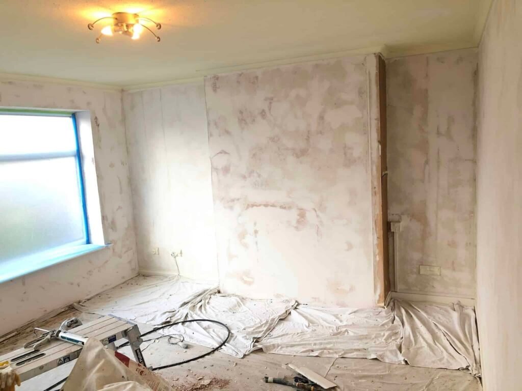 Whole-House Interior Redecoration and Wall Preparation