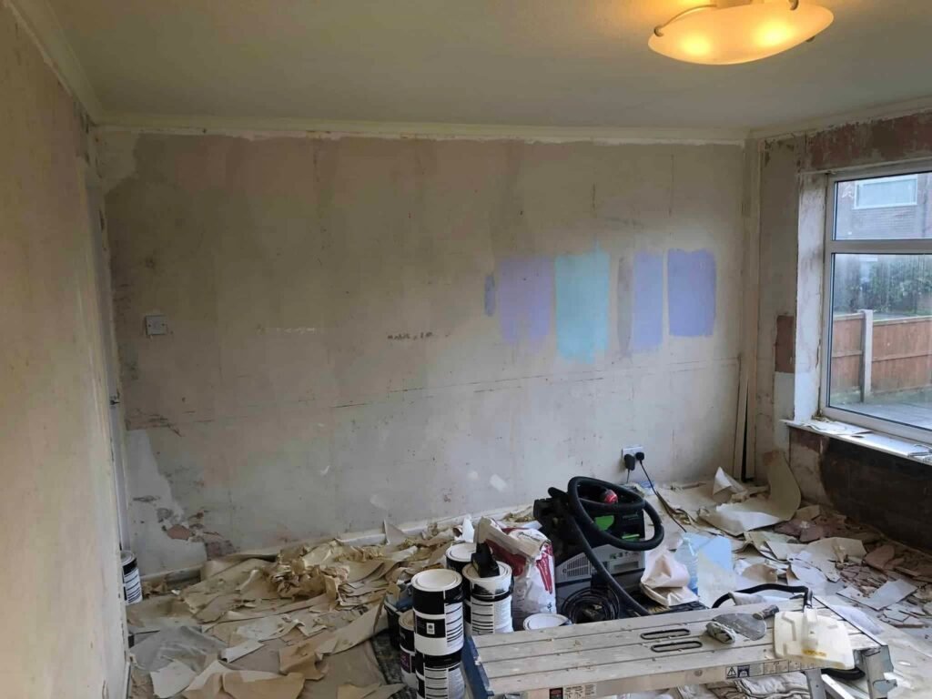 Whole-House Interior Redecoration and Wall Preparation