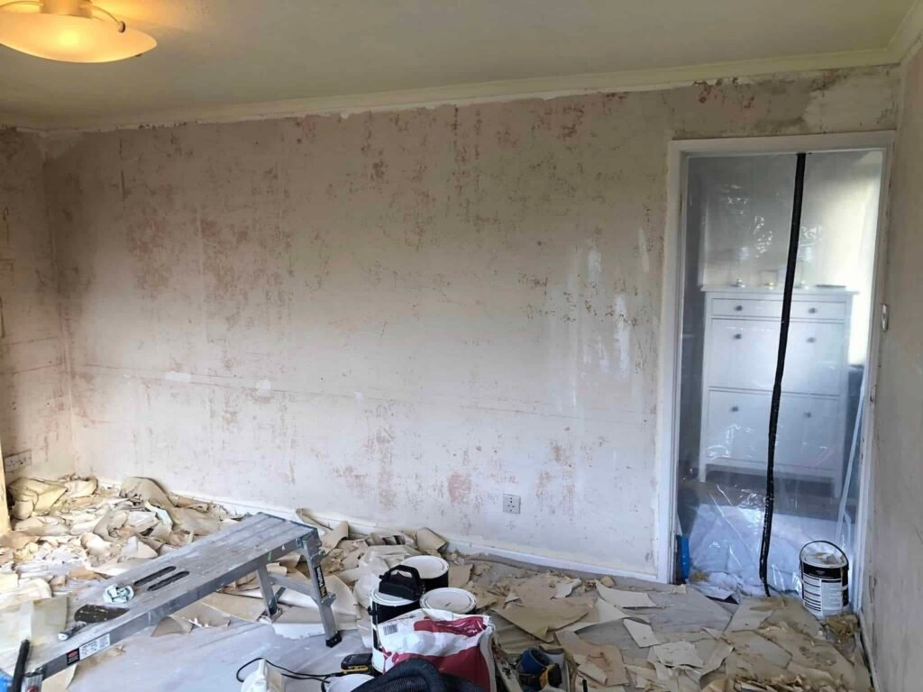 Whole-House Interior Redecoration and Wall Preparation