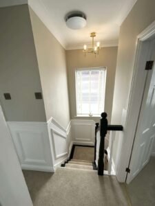 Ashton Lane – Panelled Hallway and Living Room Redecoration