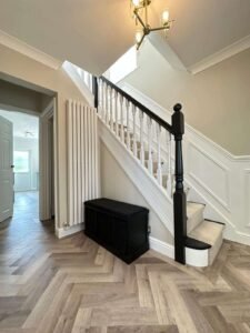 Ashton Lane – Panelled Hallway and Living Room Redecoration