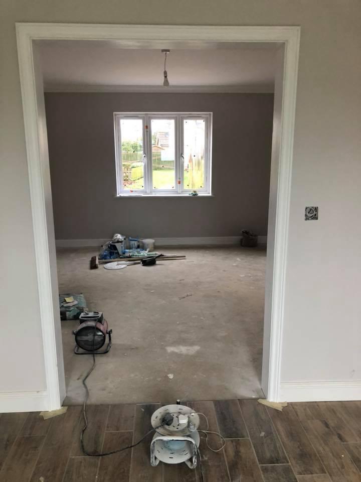 New build fully painting and decorating