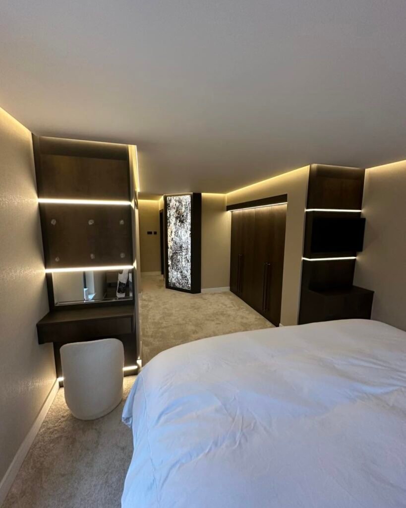Bedroom Suite with Concealed Lighting