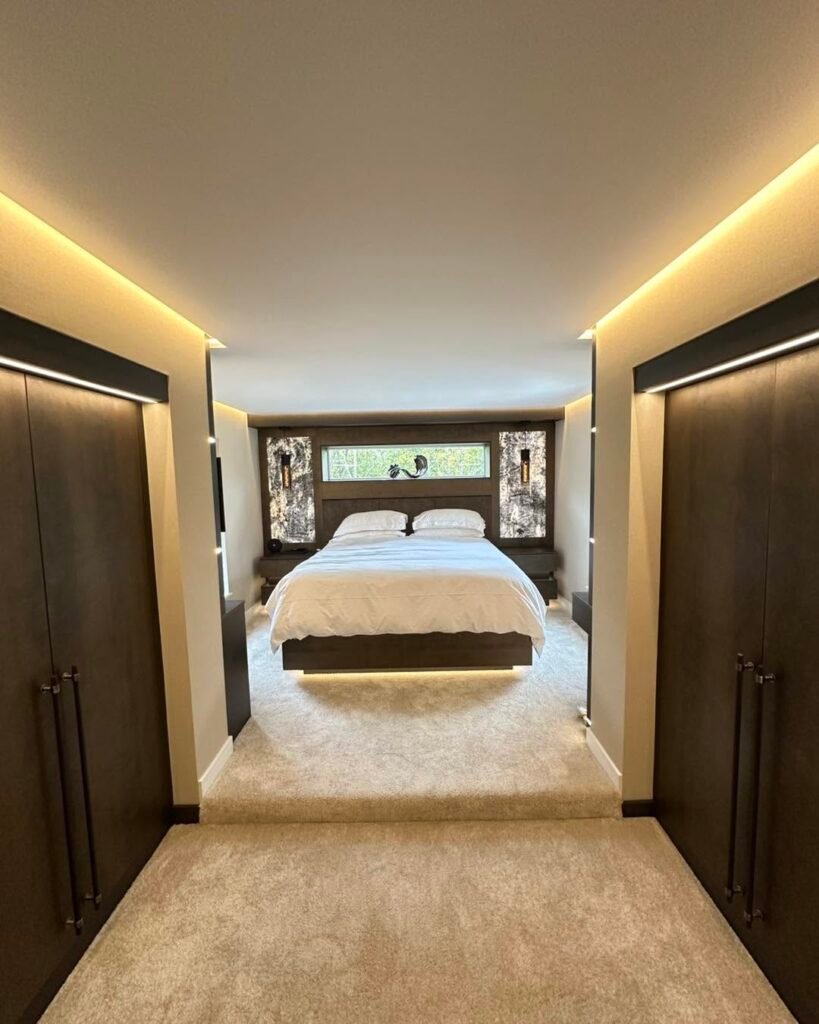 Bedroom Suite with Concealed Lighting