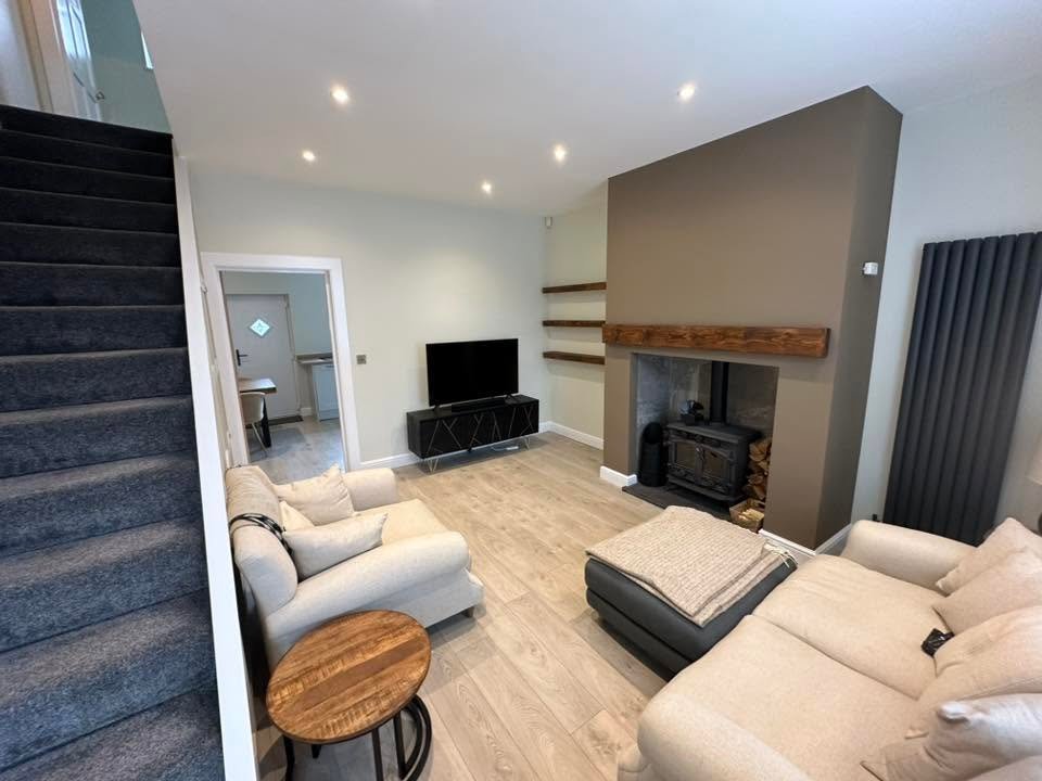 Living Room, Kitchen and Hallway Transformation — after