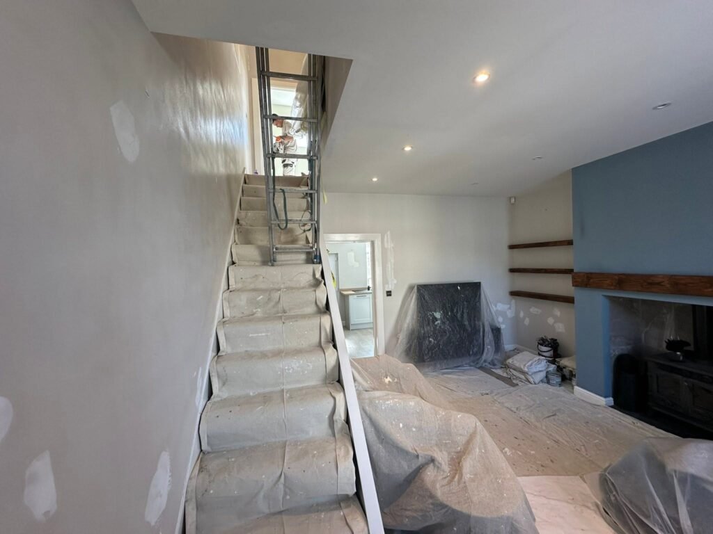 Living Room, Kitchen and Hallway Transformation