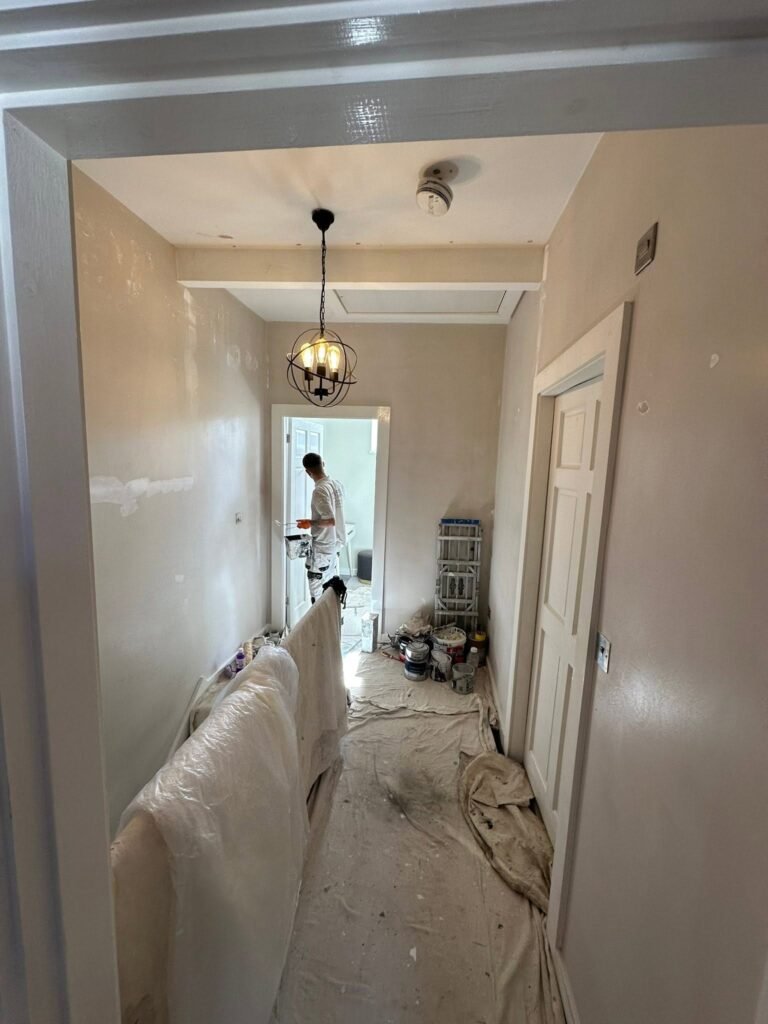 Living Room, Kitchen and Hallway Transformation