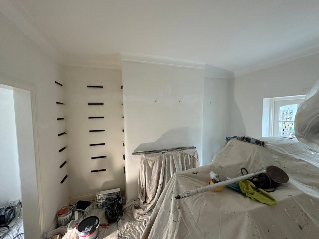 Navy Staircase and Whole-Home Redecoration