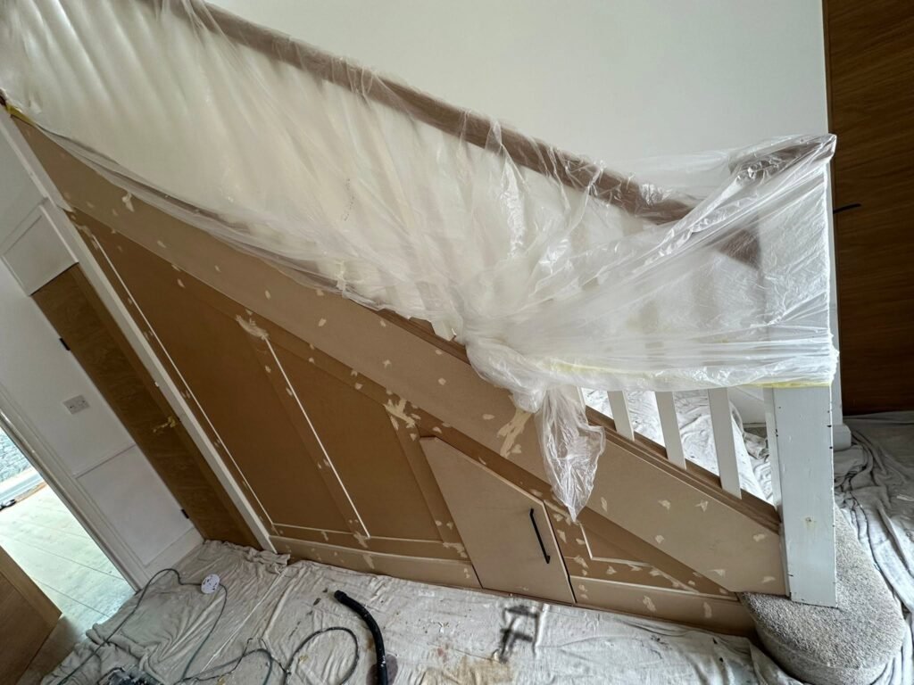 Navy Staircase and Whole-Home Redecoration