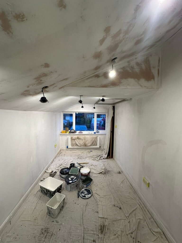 Navy Staircase and Whole-Home Redecoration