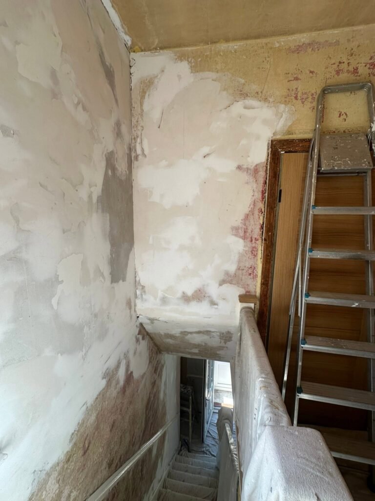 Navy Staircase and Whole-Home Redecoration