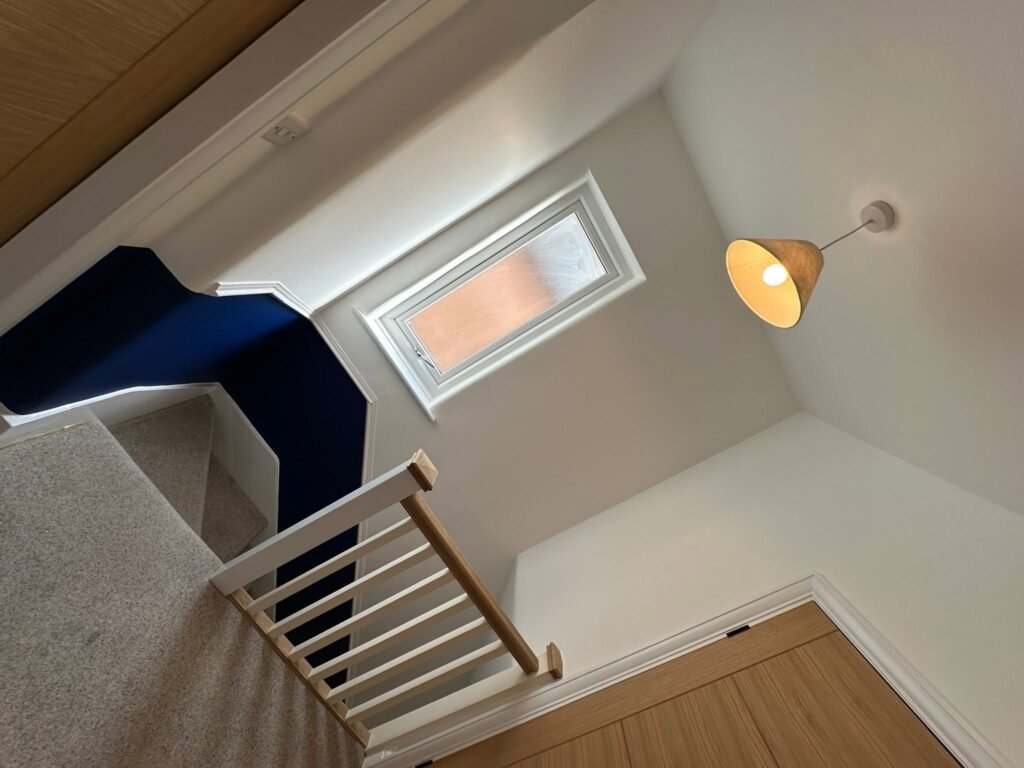Navy Staircase and Whole-Home Redecoration