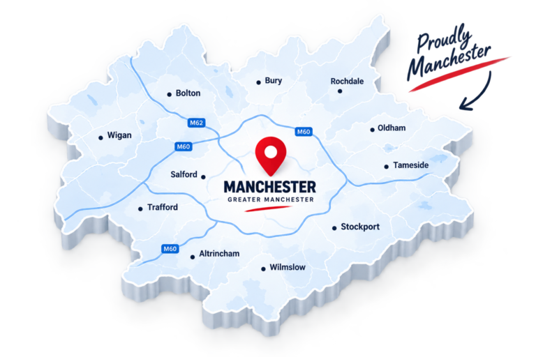 Manchester coverage area